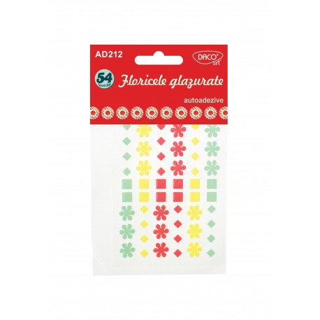 Accesorii craft - ad212 floricele glazurate daco