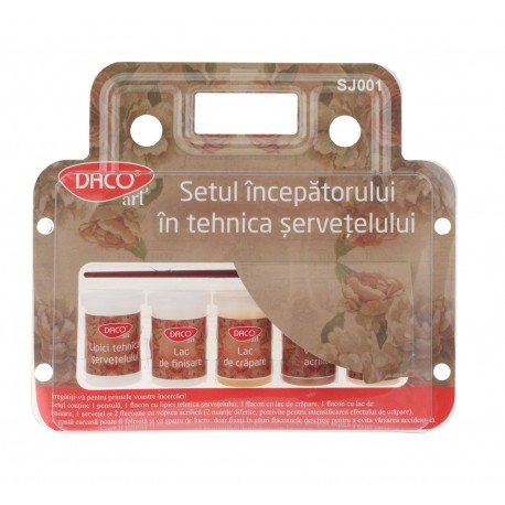 Setul incepatorului in tehnica servetelului daco sj001