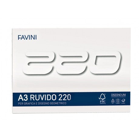 Bloc desen a3 20 file 220g/mp favini 220