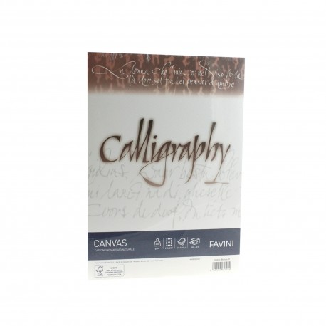 Hartie caligrafica 200g/mp a4 50coli alb favini canvas