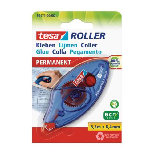 Roller lipici permanent Tesa  8.4 mm x 8.5 m