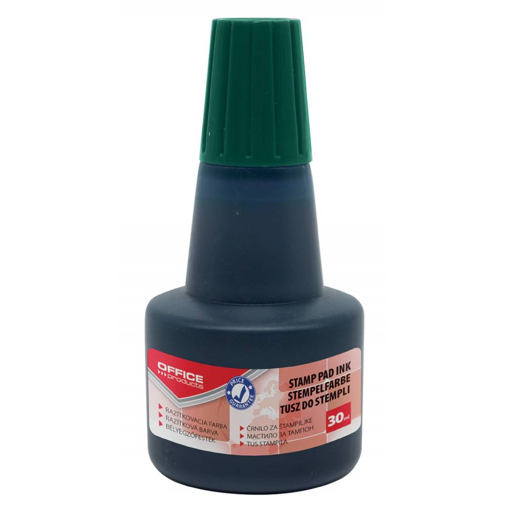 Tus fara ulei pentru stampila automata de cauciuc Office Products 30 ml verde