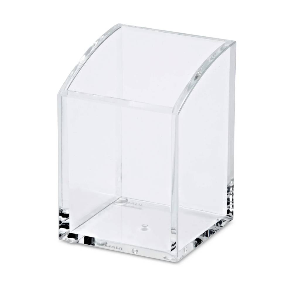 Suport instrumente de scris Maul  1 compartiment sticla acrilica  transparent