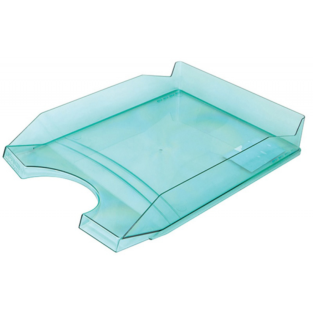 Tavita pentru documente Office Products  verde transparent