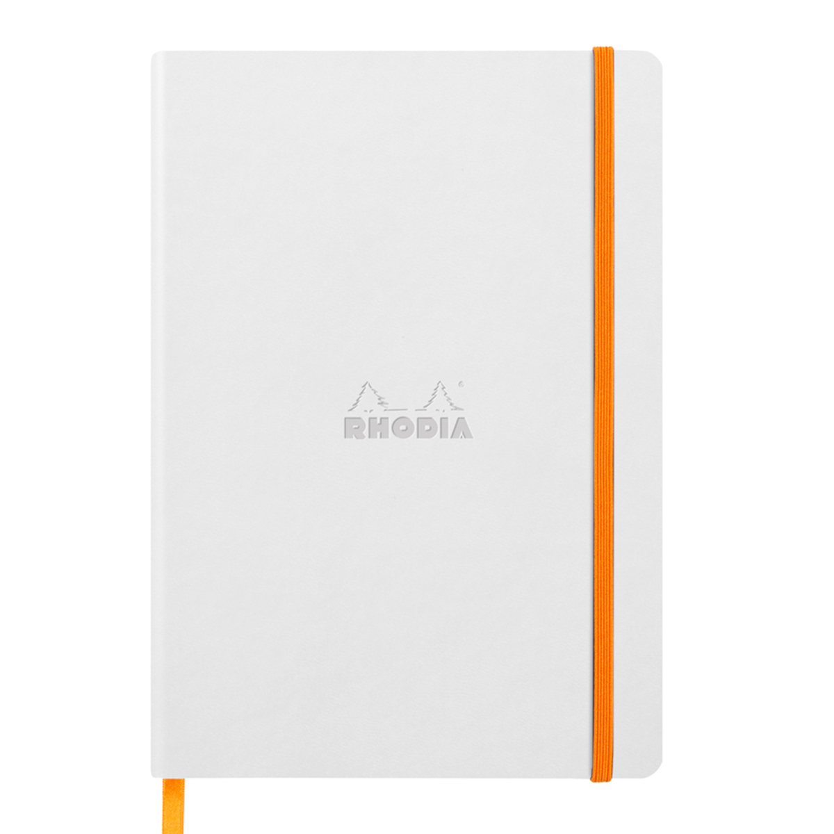 Notebook A5 Rhodiarama 80 file ivory dictando alb