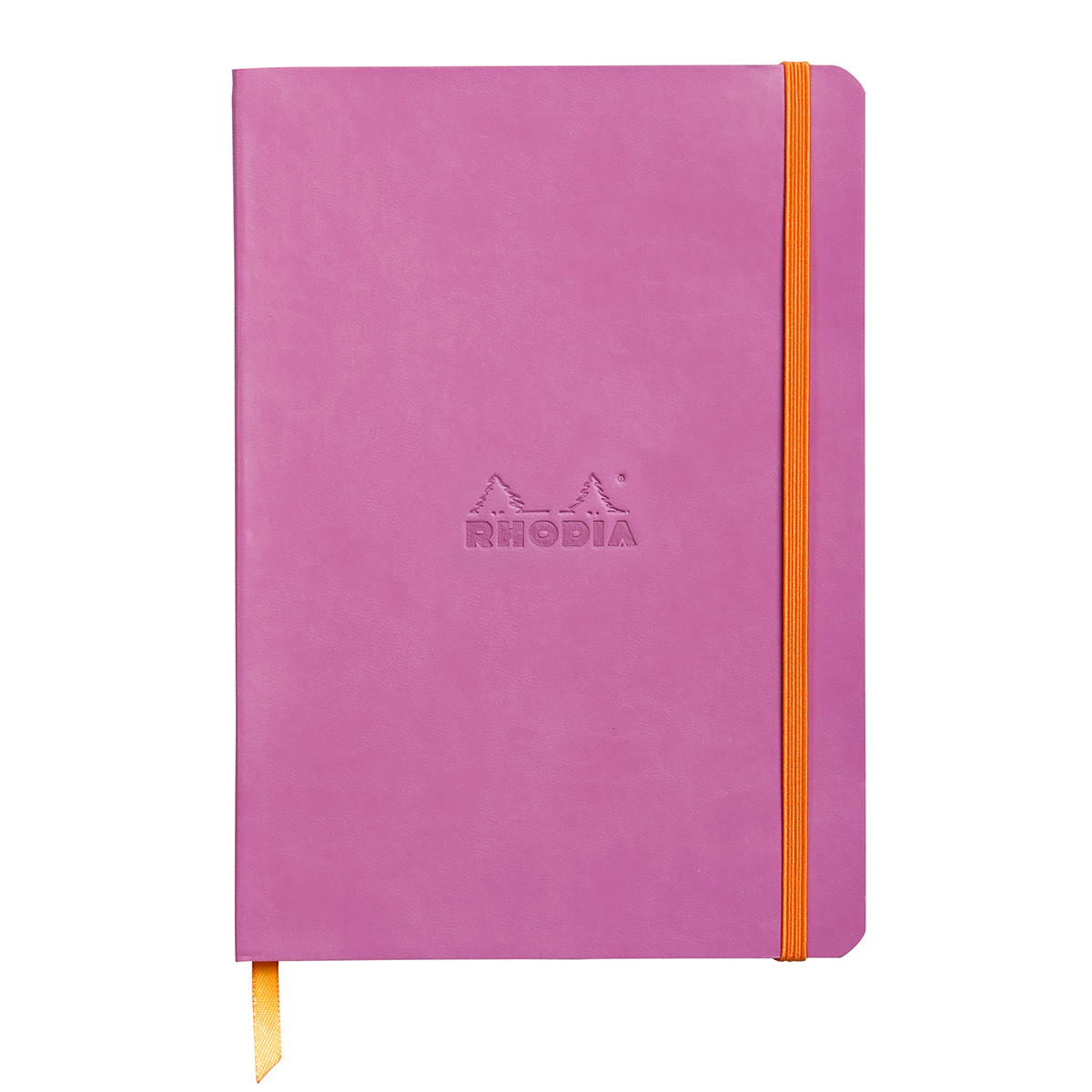 Notebook A5 Rhodiarama 80 file ivory dictando lila