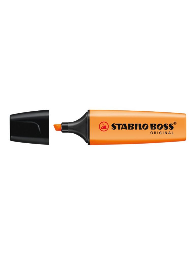 Textmarker Stabilo Boss  varf retezat 2-5 mm  portocaliu