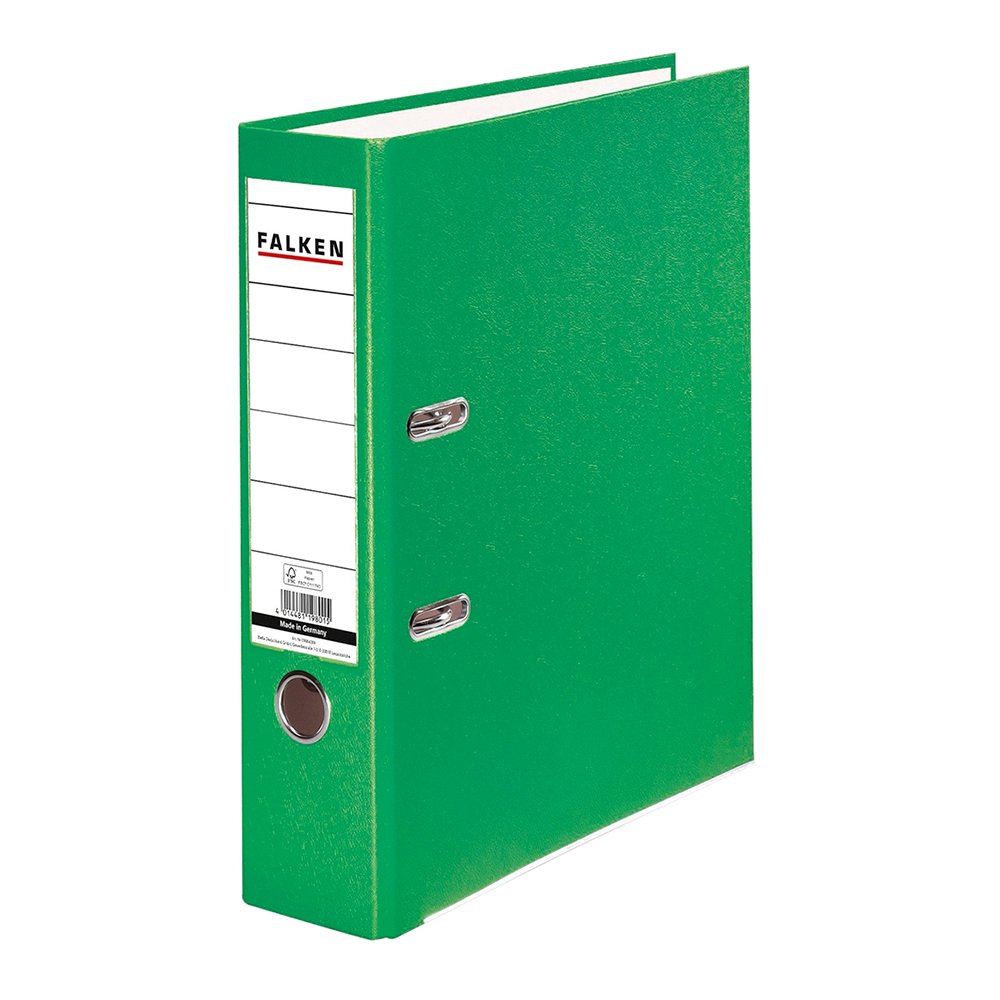 Biblioraft Falken plastifiat  50 mm  verde deschis