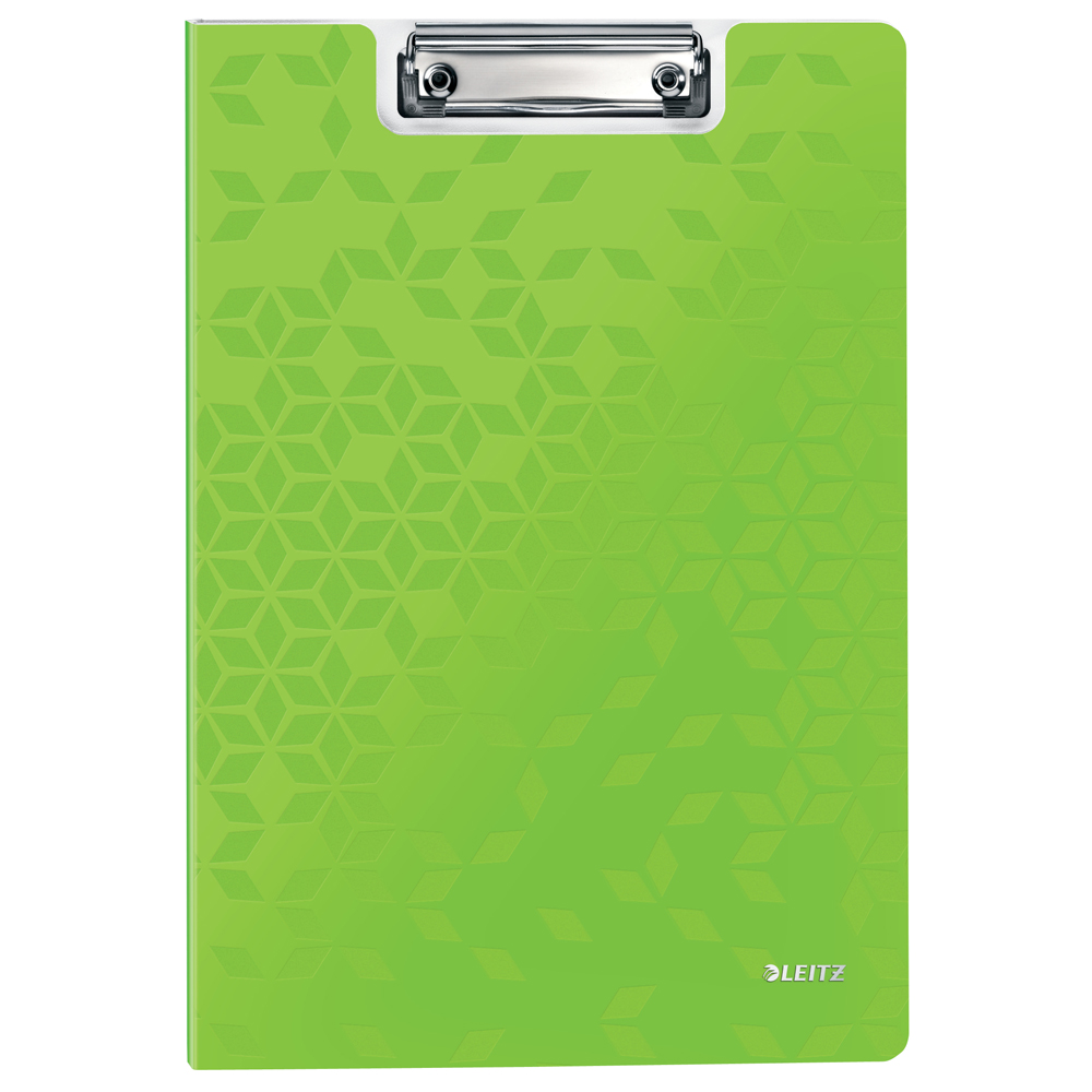 Clipboard Leitz WOW dublu polyfoam A4 100 coli verde