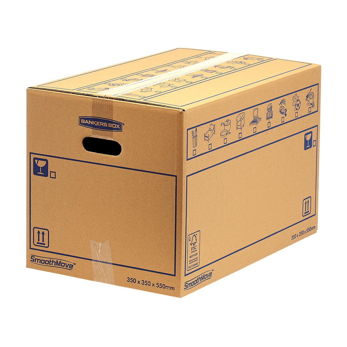 Cutie carton transport si arhivare Fellowes  standard  360x355x555 mm  67 L