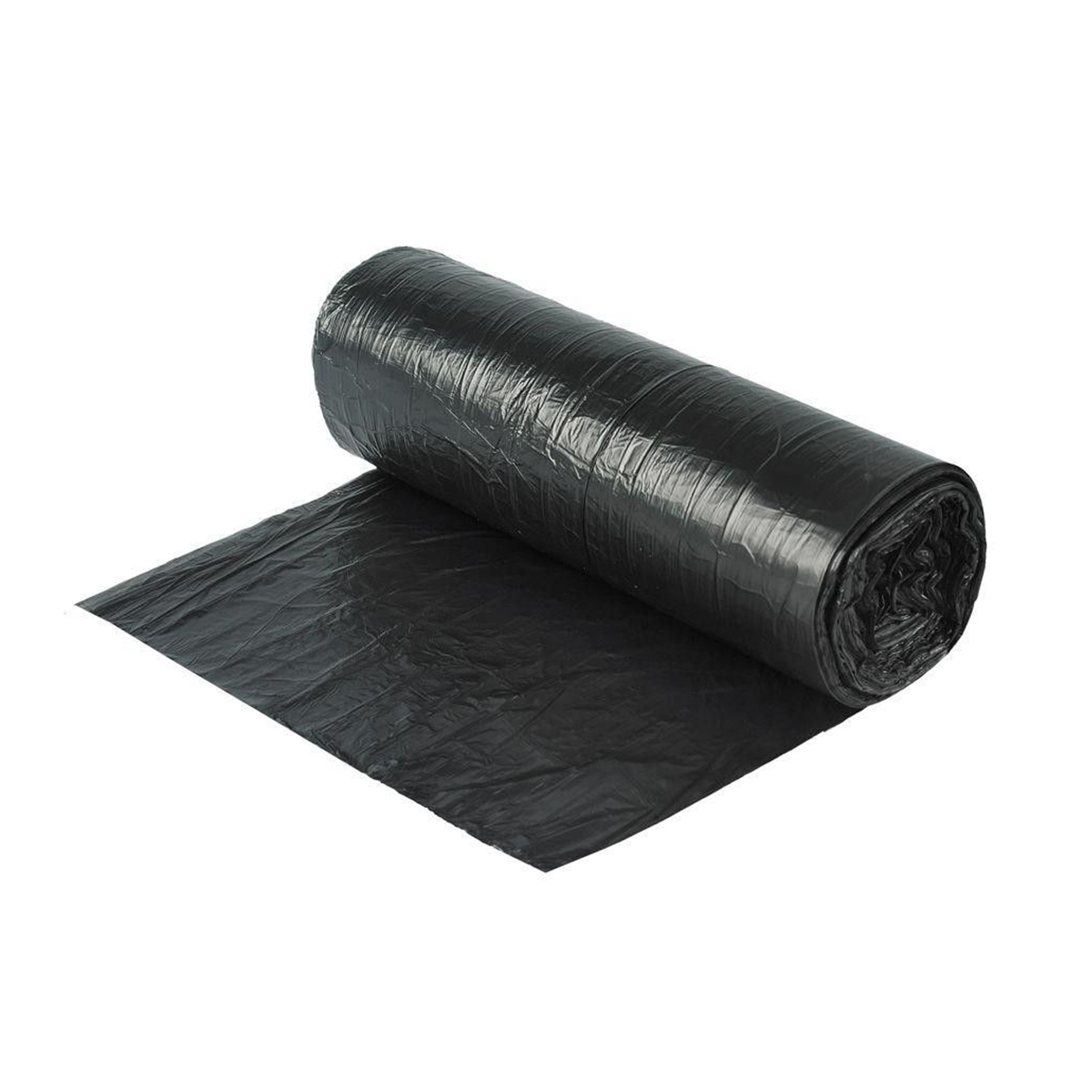 Saci menaj Strong negru LDPE 50x60 cm 35 L 15 saci/rola