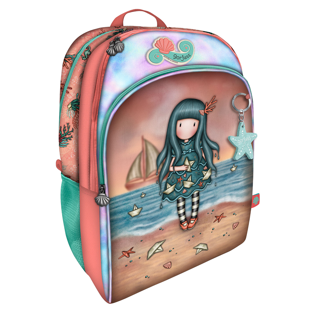 Rucsac clasic Gorjuss Washed Ashore  2 compartimente  34x43x22 cm