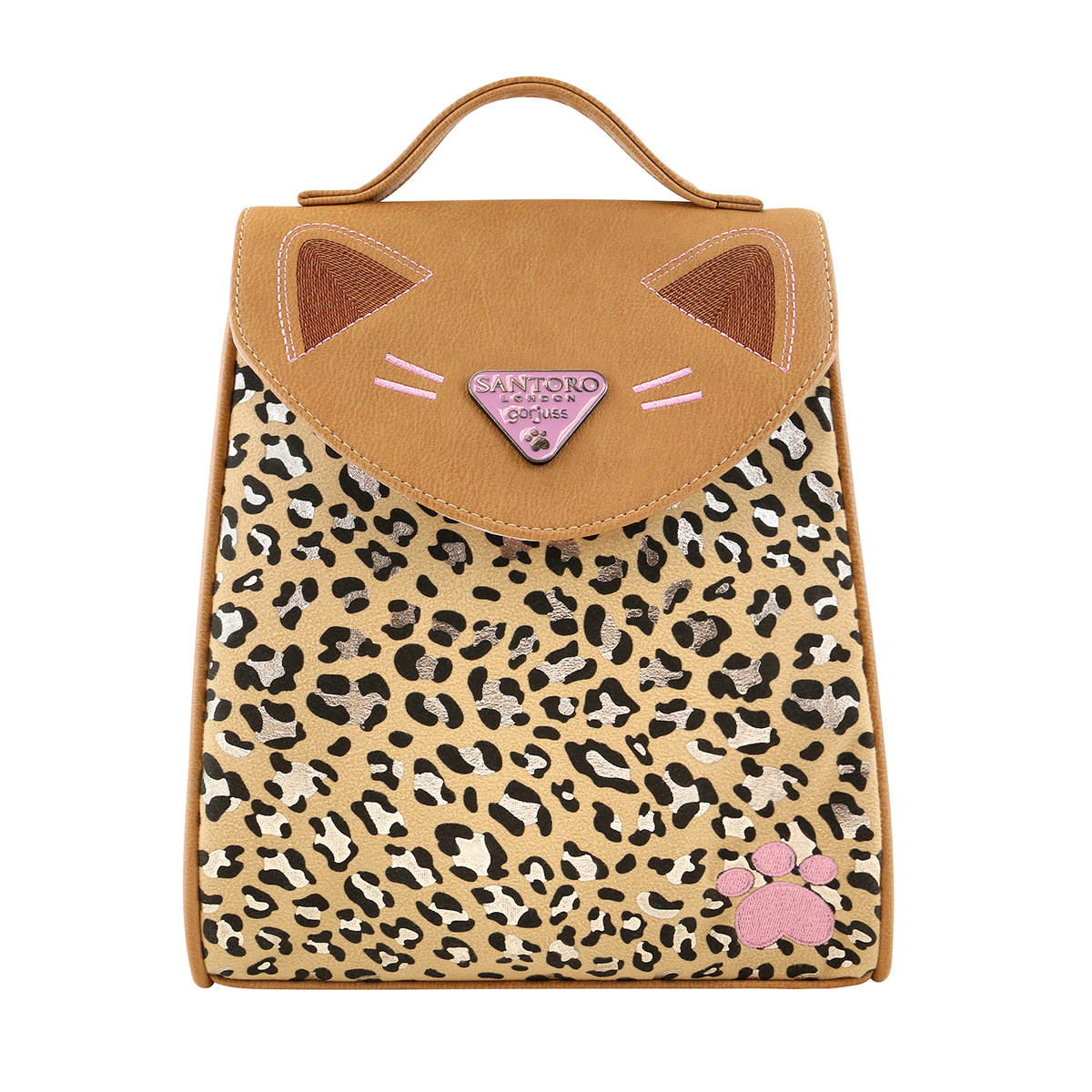 Rucsac fashion cu clapeta Gorjuss Purrrrrfect Love