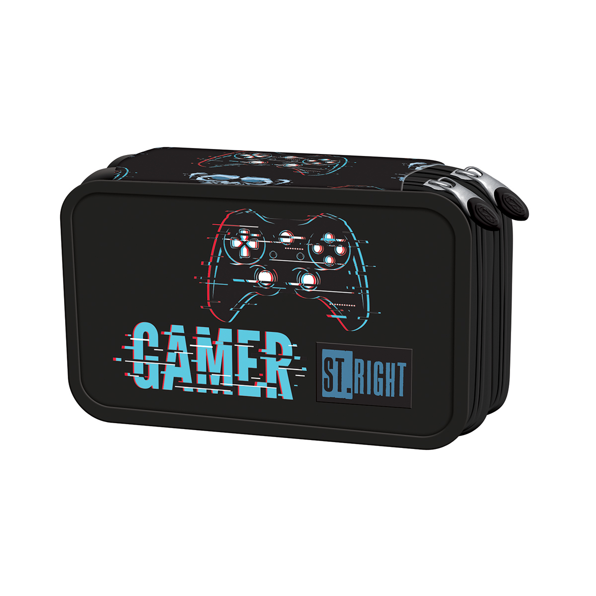 Penar echipat PC04 ST Right Blue Gamer 2 compartimente