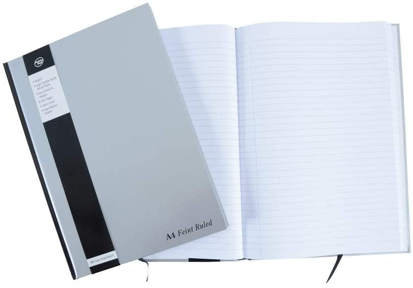 Agenda Pukka Pads Silver Casebound A4  dictando  192 pag  coperta intarita