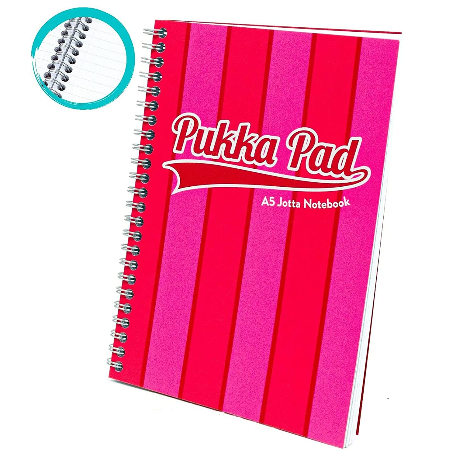 Caiet cu spirala Pukka Pads Vogue 200 pag dictando A5 roz