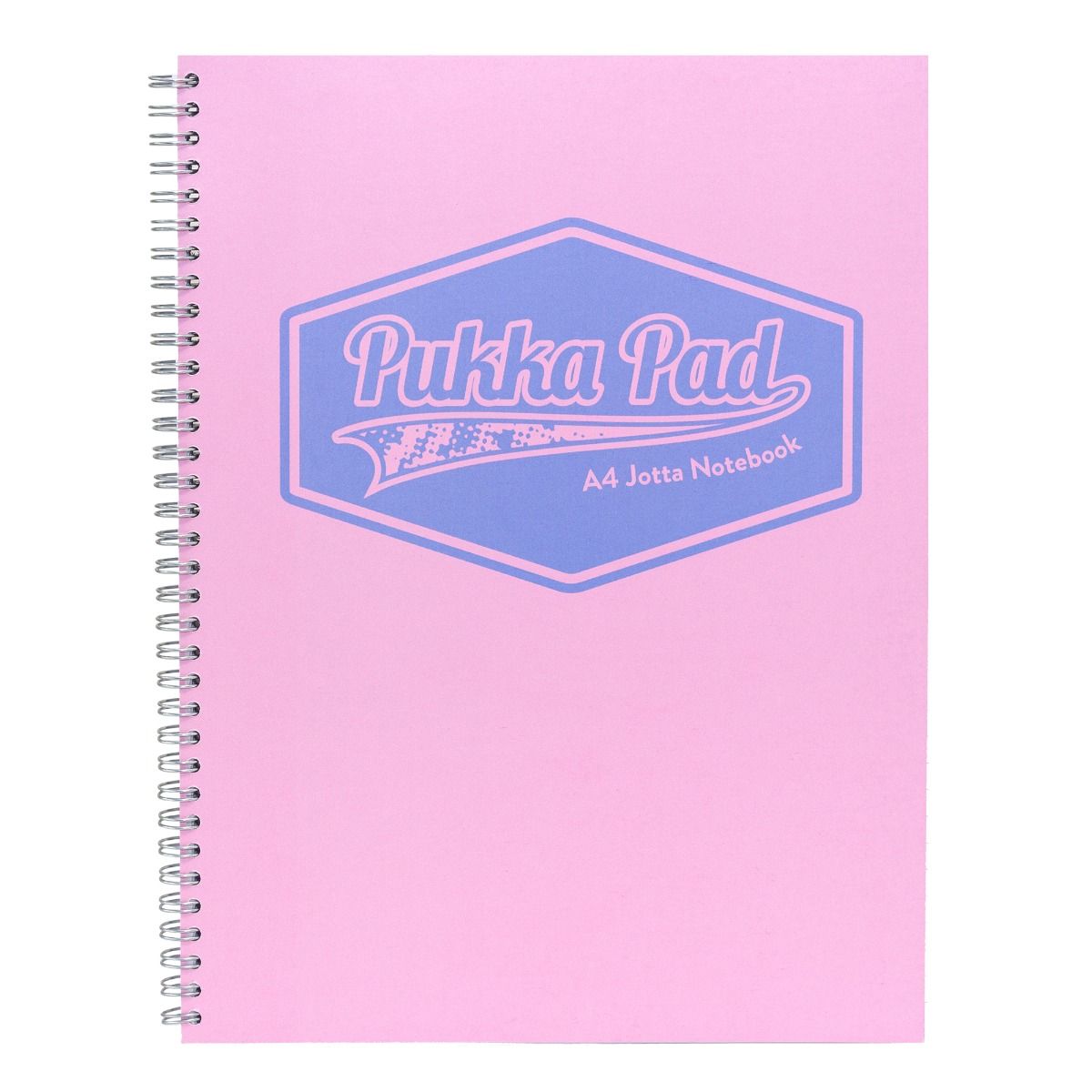 Caiet cu spirala Pukka Pads Pastel Jotta dictando A4 200 pag 80 g PINK