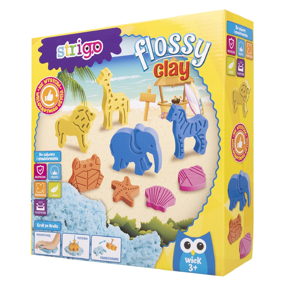 Flossy clay Beach Play