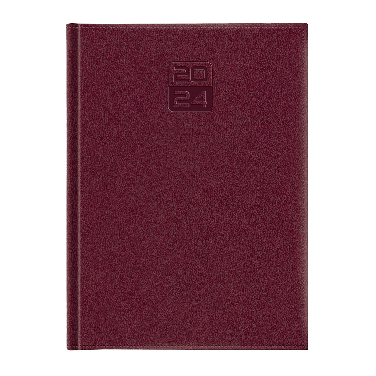 Agenda Dakota A4 datata hartie ivory coperta bordeaux