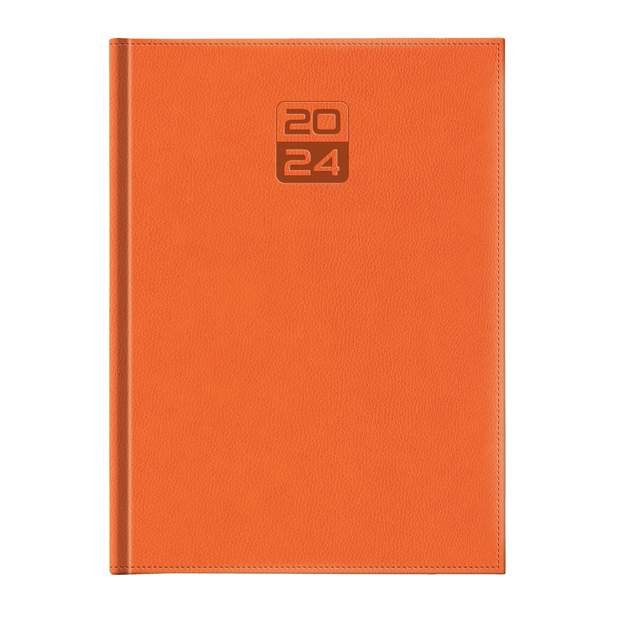 Agenda Dakota A4 datata hartie ivory coperta orange