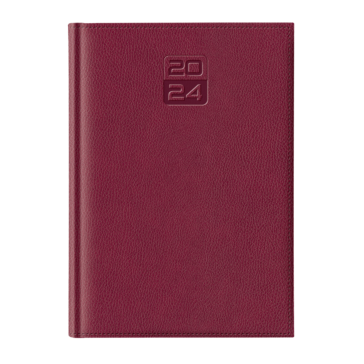 Agenda Dakota A5 datata hartie ivory coperta bordeaux