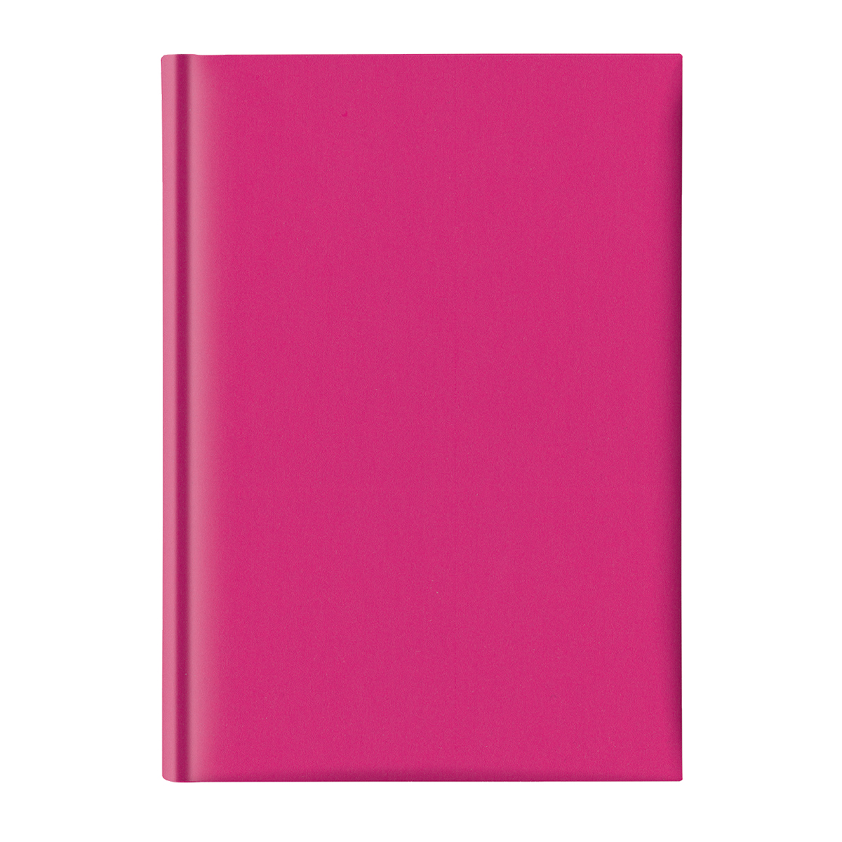 Agenda nedatata A5 hartie offset alb coperta fucsia