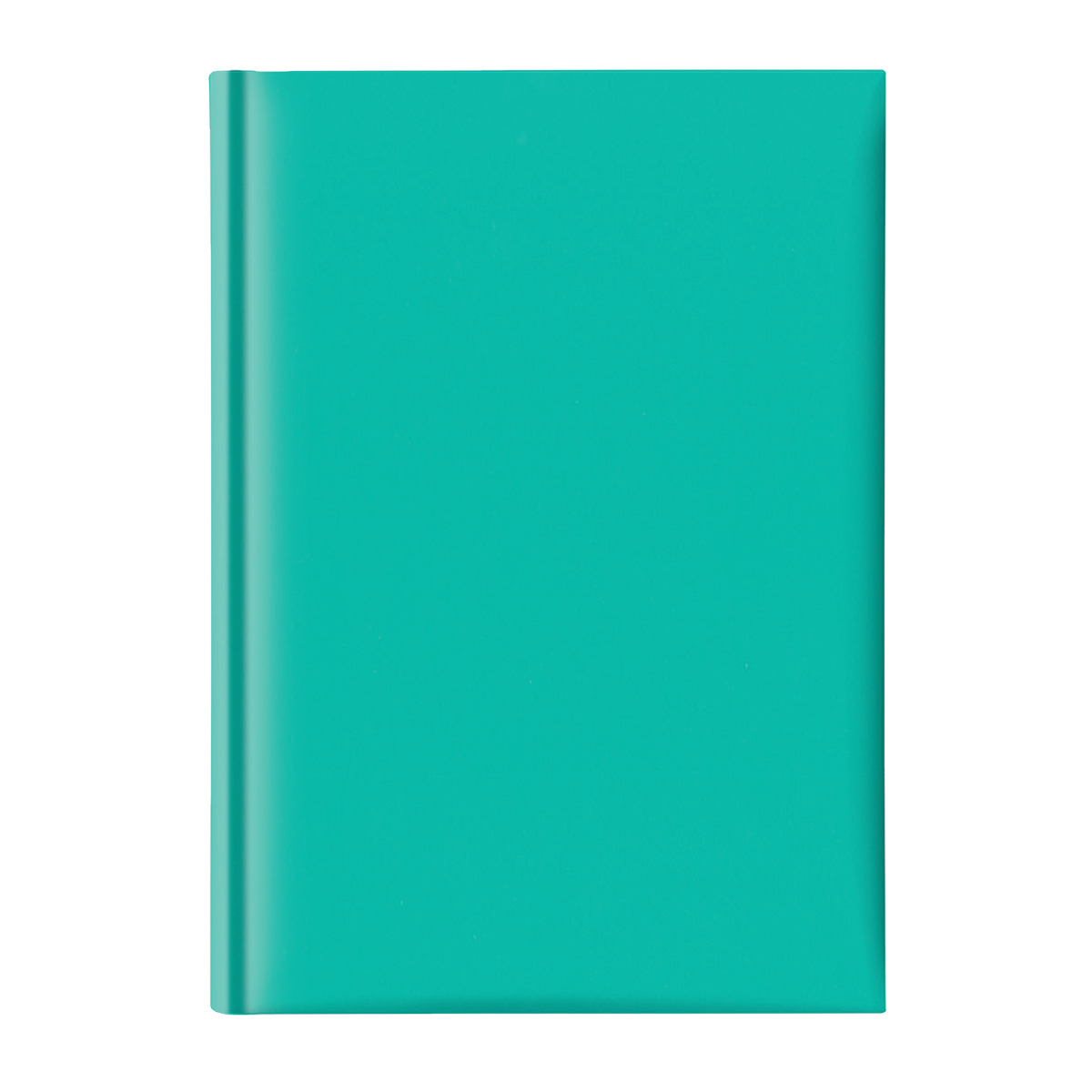 Agenda nedatata A5 hartie offset alb coperta turquoise