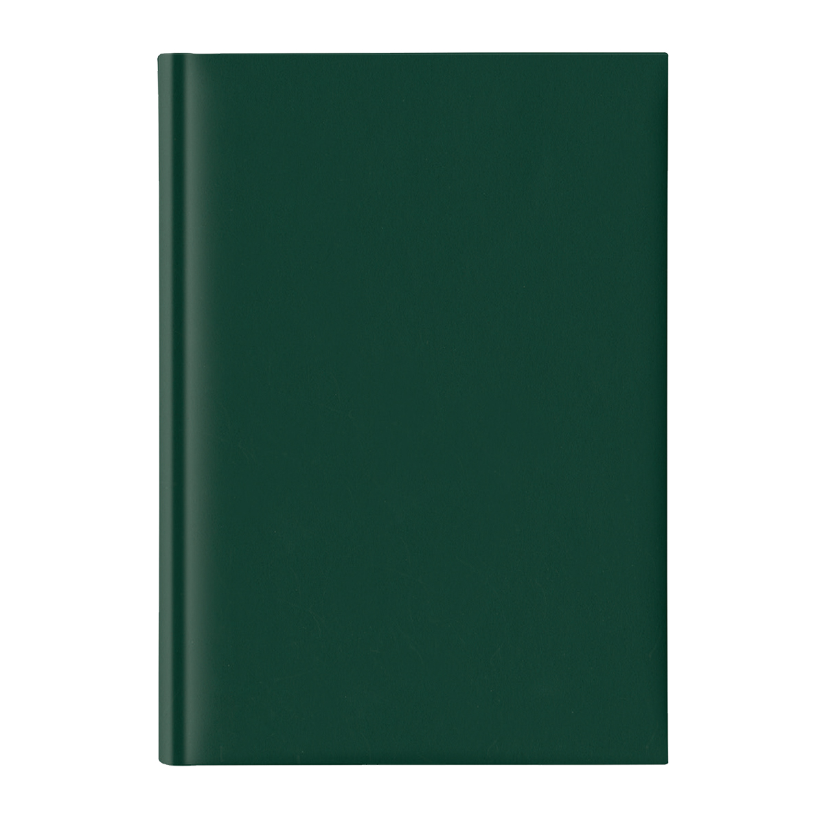 Agenda nedatata A5 hartie offset alb coperta verde