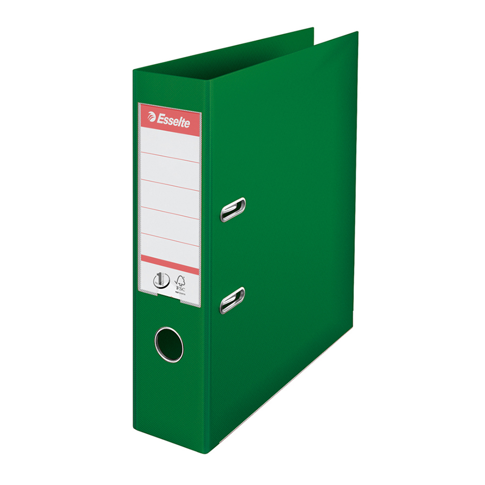 Biblioraft Esselte No.1 Power  PP/PP  A4  75 mm  verde