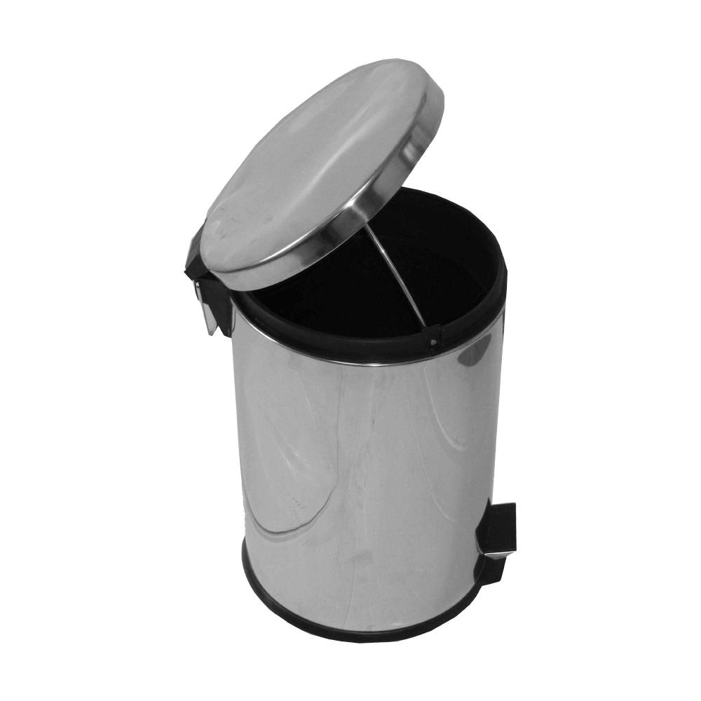 Cos de gunoi cu pedala inox 20 l argintiu