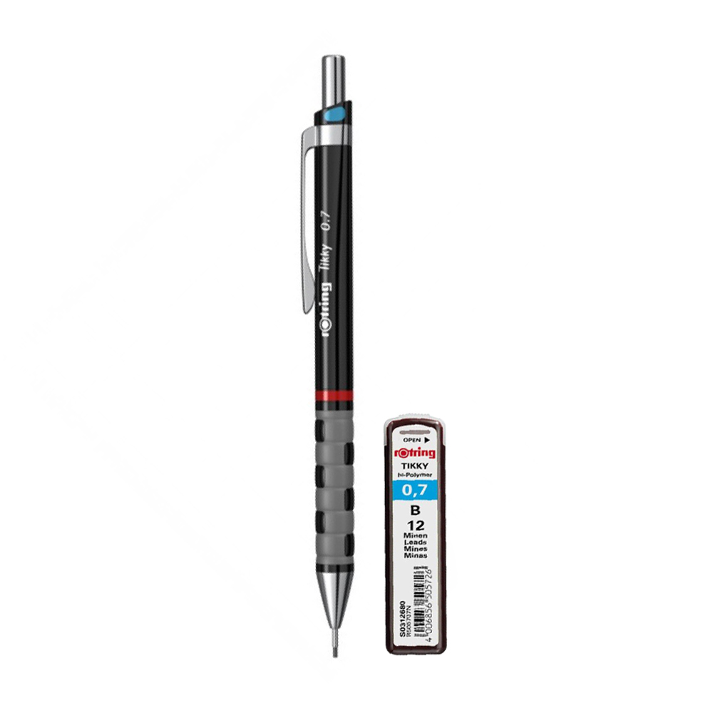 Set Rotring  creion mecanic Tikky III Original   0.7 mm