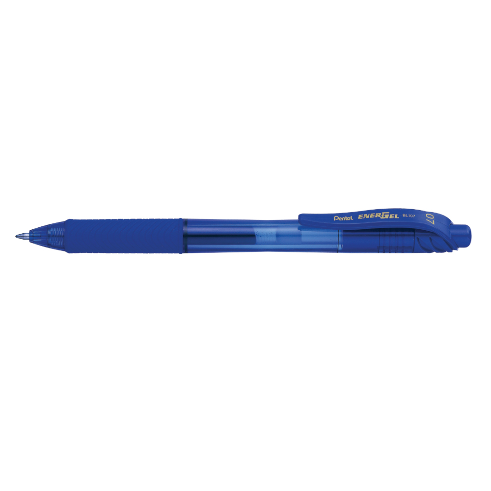 Roller cu gel  Pentel  Energel X  0.7 mm  plastic  albastru