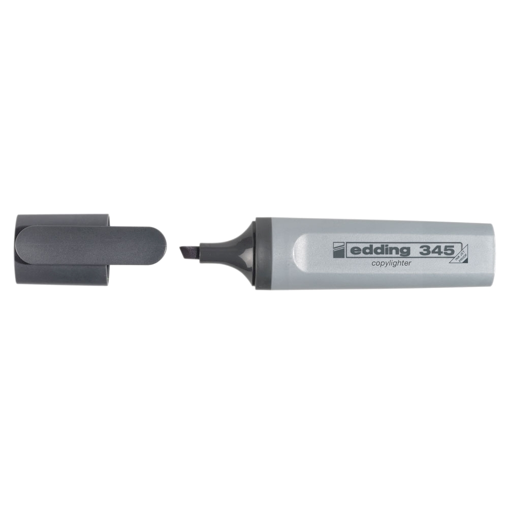 Textmarker Edding 345 varf 2-5 mm gri