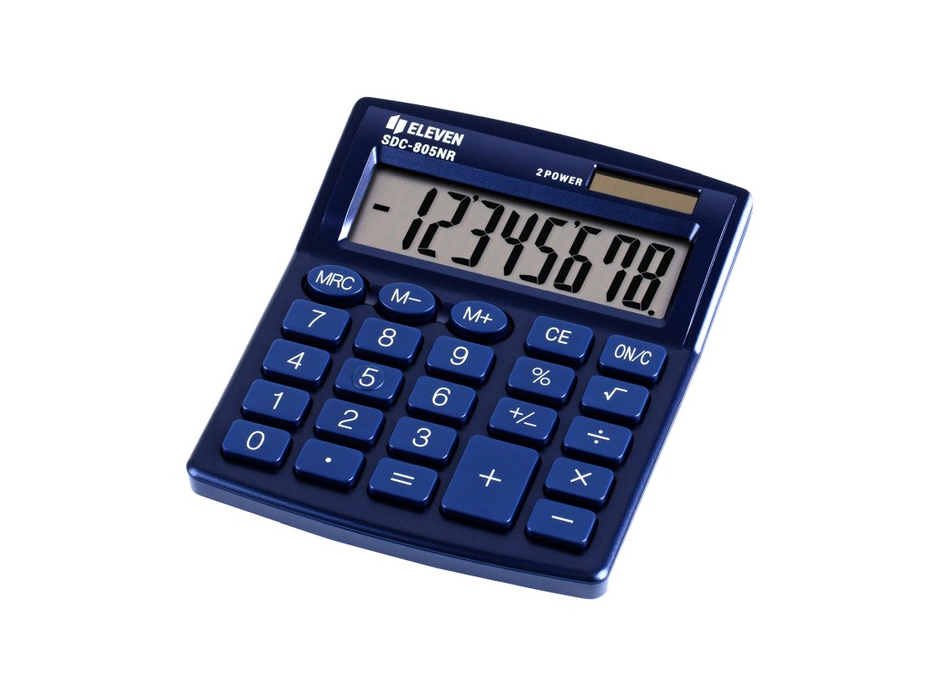 Calculator de birou 8 digiti 120 x 105 x 21 mm Eleven SDC-805