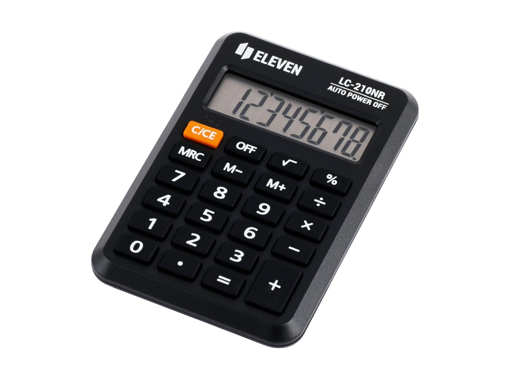 Calculator de buzunar 8 digiti  98 x 62 x 10 mm  Eleven LC-210NR