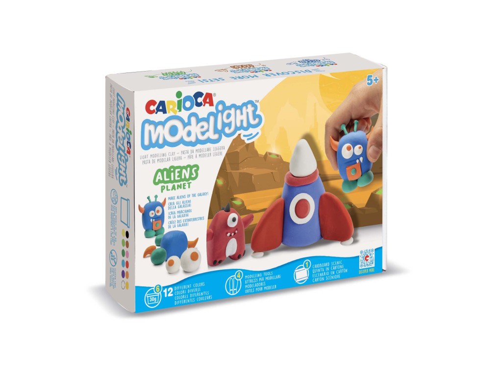 Plastilina ModeLight Maxi PlayBox Carioca