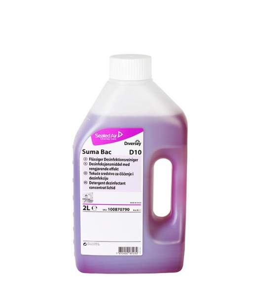 Detergent dezinfectant bucatarie SUMA Bac D10 Diversey 2L