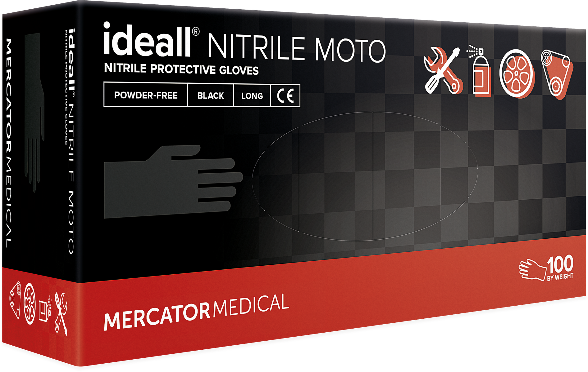 Manusi de protectie Ideall® Nitrile Moto