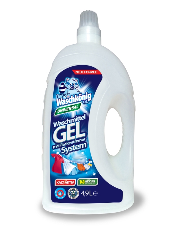 Washkonig Universal detergent gel 4.9 L pentru 140 spalari